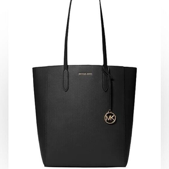 Michael Kors Sinclair Large North South Shopper Tote Black New with Tags - Picture 1 of 14